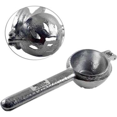Imagem de Espremedor Laranja Limão Manual Grande Alumínio 23x8cm - Evovlere