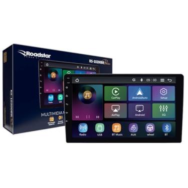 Imagem de Central Multimídia MP5 Tela 10 Polegadas Roadstar RS-10200BR Pro Line Carplay Sem Fio