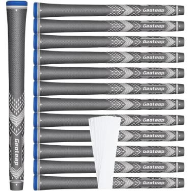 Imagem de Geoleap Conjunto De 13 Grips Golfe - Macios Para Tacos, Design Com Conicidade Reduzida, Oferece Alta Tração E Desempenho, 15 Fitas, Kits Reparo Escolher. (Padrão,