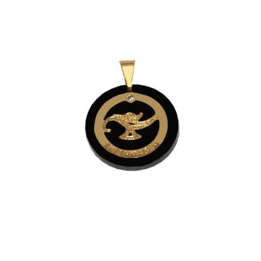 Imagem de Pingente Curso Profissão Enfermagem Lampada Folheado 18k