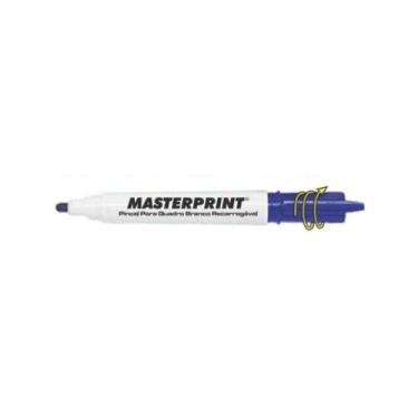 Imagem de Marcador Quadro Branco Recarregavel MP619 Masterprint, Azul