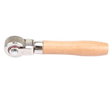 Imagem de Ferramenta de Reparo de Remendo de Pneus de Alça de Madeira, Ferramenta de Rolamento de Esferas para Reparo Eficaz de Punção, Ferramenta de Rolamento de Pneus