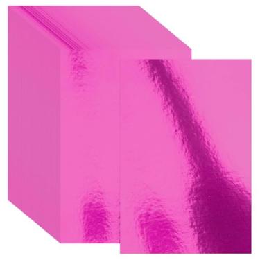 Imagem de Pacote com 30 folhas de papel cartolina metálica, 20 x 30 cm, papel brilhante espelhado colorido 250 g/m² para artes e artesanato, decorativos, convites de casamentos e aniversários, suprimentos para