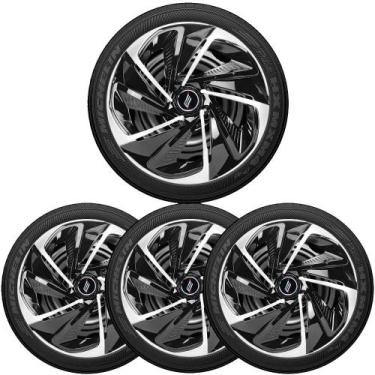 Imagem de Jogo Calota Esportiva Nitro Aro 14 Vw/volkswagen Voyage - Elitte, Nitr