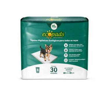 Imagem de Tapetes Higiênicos Petmais Ecopads Baby 65x60 30 Unidades
