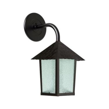 Imagem de Arandela Blumenau Colonial Quadrada Vidro Pontilhado E27 Biv