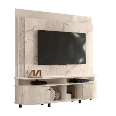 Imagem de Home Theater Daytona Calacata/Off White - Madetec