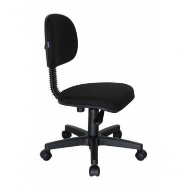 Imagem de Cadeira Secretária Base Giratória Linha Economy Preto - OUTRAS MARCAS