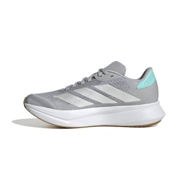 Imagem de adidas Tênis de corrida feminino Duramo Sl 2, Cinza/Zero Metálico/Flash Aqua, 39