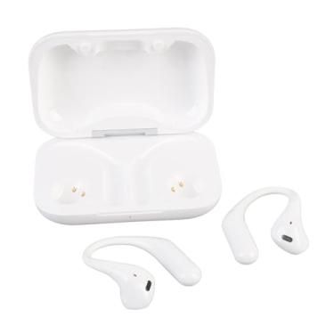 Imagem de CFFUVROS TRANSFORMADOS TEMPO em Tempo Real, Fones de Ouvido Sem Fio Bluetooth, Cancelamento de Ruído, Projetado para Portabilidade, Uso de Negócios de Viagens em Múltiplas Idiomas (Branco)