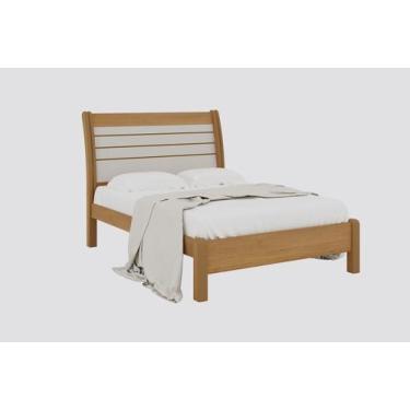 Imagem de Cama de Casal Queen Esmeralda Plus - D Doro - D' Doro, Cinamomo/Off Wh