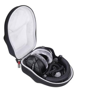 Imagem de FBLFOBELI Capa rígida de EVA compatível com fones de ouvido beyerdynamic DT 990 Pro 250 ohm/Dt 770 Pro 32/80/250 Ohm (somente capa) (nova versão)