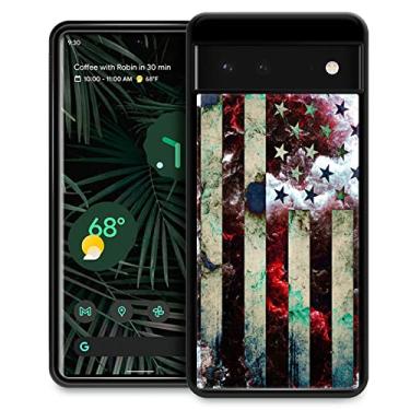 Imagem de CARLOCA Capa compatível com Google Pixel 6, design gráfico de identidade Stardust à prova de choque anti-arranhões capa de acrílico rígido para Google Pixel 6