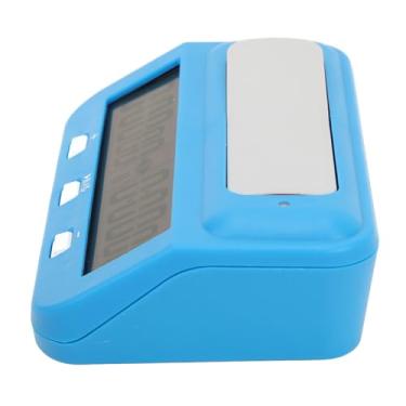 Imagem de Relógio de xadrez, cronômetro digital de xadrez, bônus básico, tempo positivo, indicador de capacidade da bateria para jogos de tabuleiro (azul)