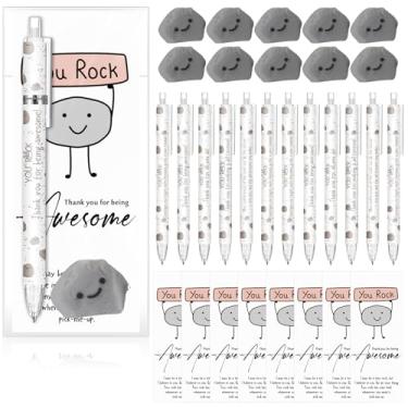 Imagem de AmazingSpark 60 conjuntos de lápis mecânicos motivacionais de 0,7 mm com borrachas e cartões positivos de volta às aulas para estudantes, professores, colegas de trabalho, material de escritório