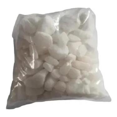 Imagem de Pedrinhas Brancas P/ Vasos Jardins E Decoração 2kg - Stop Flores