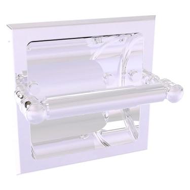 Imagem de Suporte de papel higiênico embutido Allied Brass CL-24C Carolina Collection, cromo polido