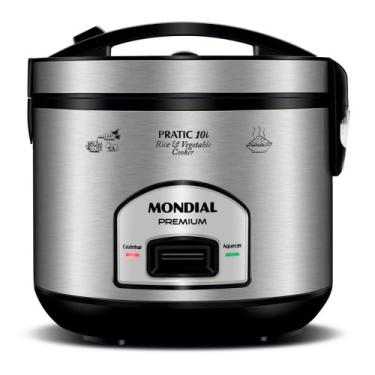 Imagem de Panela Elétrica De Arroz Mondial Pratic 10 Litros Pe-42-10x 127v, 110V
