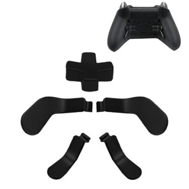 Imagem de CaoXiong Peças De Controles Elite Core Para Xbox Series 2, Reposição Aço Inoxidável, Acessórios Com 1 D Pad E 2 (Preto)