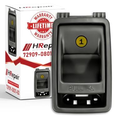 Imagem de HRepair Alça De Assento Da 3ª Fileira, Compatível Com Toyota Sienna 2011-2020, Maçaneta Traseira, Moldura Liberação Trava Dobrável, 72909-08011-B2 (Cinza)