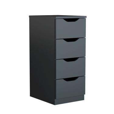 Imagem de Gaveteiro Workspace 4 Gavetas Preto