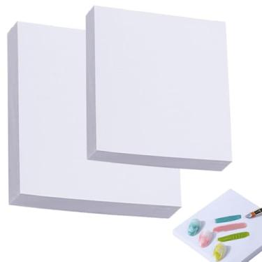 Imagem de 100 peças de papel de paleta de esmalte de unhas descartável para maquiagem em gel de unha, paleta de mistura, portátil, à prova d'água, resina, arte de unhas, paleta de desenho, suprimentos para