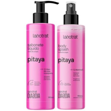 Imagem de Kit Sabonete Liquido + Body Splash Corpo E Rosto Labotrat Dia A Dia Cheiro De Fruta Pitaya 190ml
