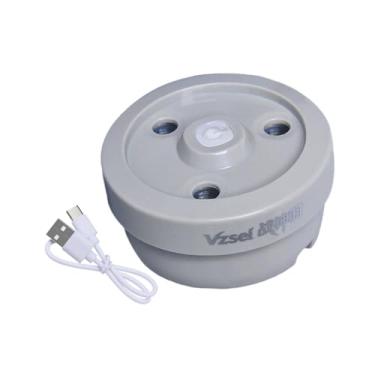 Imagem de Generic Umidificador de peteca, vaporizador de bolas de badminton, multifuncional, portátil, prático, leve para jogos esportivos, boné de tubo de passarinho, Cinza