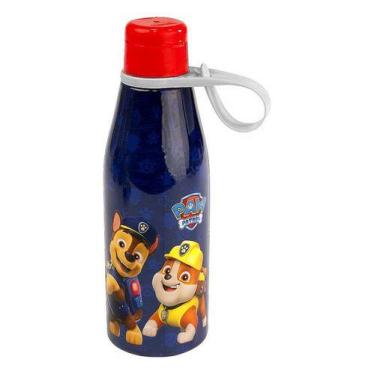 Imagem de Garrafinha Água Da Patrulha Canina Tampa Abra Fácil 530ml - Plasútil