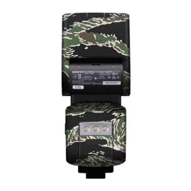 Imagem de HVL-F60RM Película de vinil anti-arranhões Casaco protetor para câmera Flash Adesivo Wrap Film Body Protector Decalque Skin para Sony HVL-F60RM (Camuflagem com listras de iger)