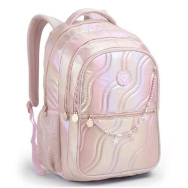 Imagem de Mochila Costa Color Up Wave Feminina Notebook Correntinha, iorgurte