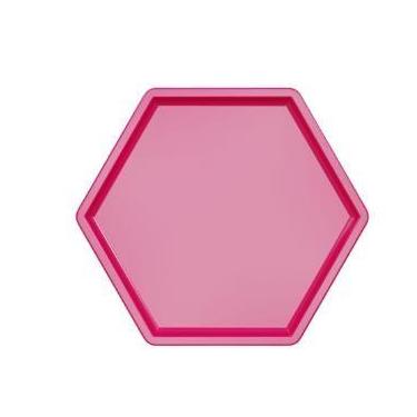 Imagem de BANDEJA SEXTAVADA 18X20,5CM - MAGENTA - 1 unidade - Produfest