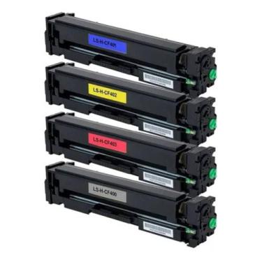 Imagem de Kit 04 toner 201A CF400 Compatível para M277, M252 - Digital Qualy