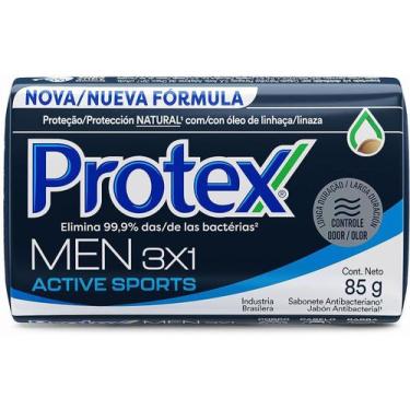 Imagem de Kit c/ 3 Sabonete Em Barra Protex Men Sport 85G