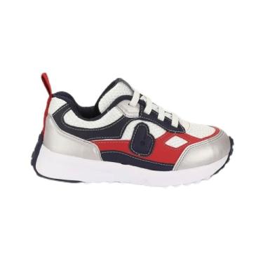 Imagem de Tênis Infantil Bibi Jogging Kids Branco com Vermelho 33