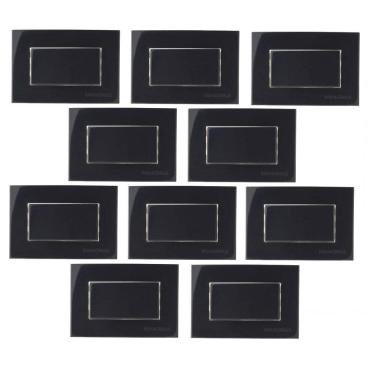Imagem de 10 Pç Interruptor Simples P/moveis Margirius Preto 10a 250