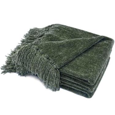 Imagem de Cobertor RECYCO Soft Cozy Chenille com franja