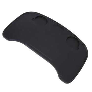 Imagem de Acouto Tabela de Bandeja de Cadeira de Rodas Removível - Placa de Volta Espessada para Auxílio para Refeições Portáteis, Ideal para Uso de Idosos e Deficientes (Preto)