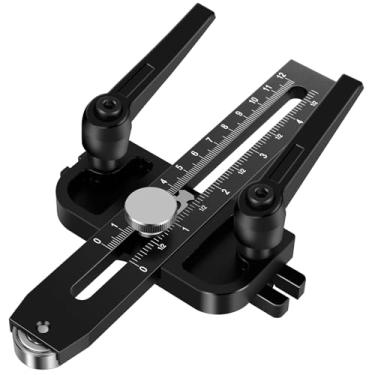 Imagem de Guia de gabarito de serra de mesa para corte repetitivo de tiras estreitas, ferramentas de marcenaria, guia de rasgo fino e rápido, para mesa de serra de mesa (preto)