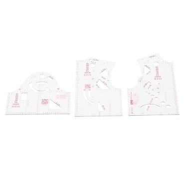 Imagem de 3pcs 1: 5 Régua de Roupas Protótipo de Régua Modelo de Desenho Ferramenta de
