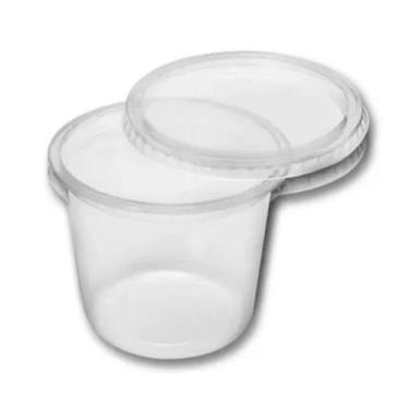 Imagem de Pote Redondo Com Tampa 350ml Prafesta 24 Unidades