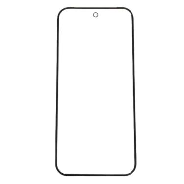 Imagem de Substituição de lente de vidro frontal externa + OCA para Google Pixel 9A 16.0 cm preto