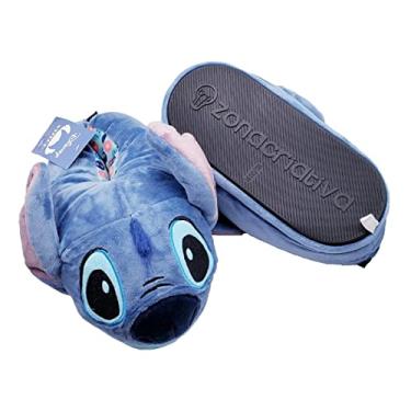 Imagem de Zona Criativa Pantufa stitch M, Azul