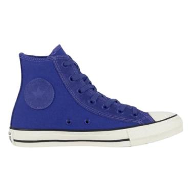 Imagem de Tênis Converse All Star Casual Hi | Cano Médio, Casual, Dia a dia, Moda, Original. (Roxo Índigo, BR, Adulto, Numérico, 33)