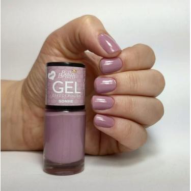 Imagem de Esmalte Efeito Gel Bella Brazil 9ml  Brilho e Longa Duração
