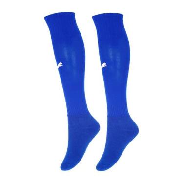 Imagem de Meião Cano Alto Puma Adulto Futebol, Azul, 39-42, Únissex