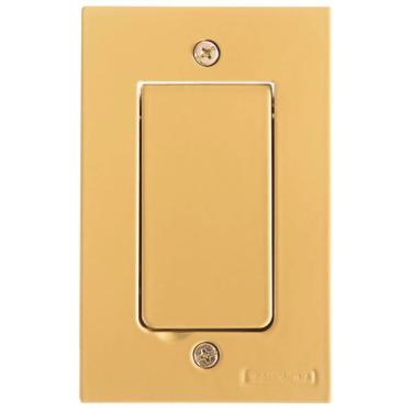 Imagem de Tampa 1 Posto 4x2 Modular Dourada - 26121212 - Tramontina Tampa 1 Posto 4x2 P- Piso Mod Dourada - 26121212 - Tramontina