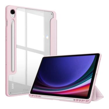 Imagem de Capa Acrílica Rosa p/ Tablet Samsung S9 FE 10.9