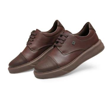 Imagem de Tenis Infantil Menino Sapatenis Casual Confortavel Leve Almofadado Com