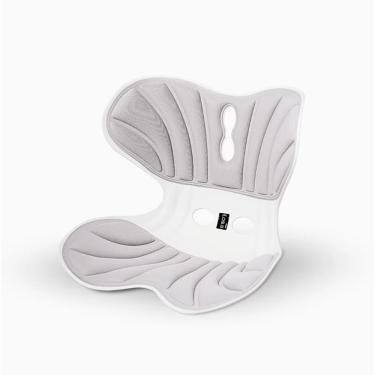 Imagem de Almofada de Apoio Lombar Cadeira Correção de Coluna GG CINZA